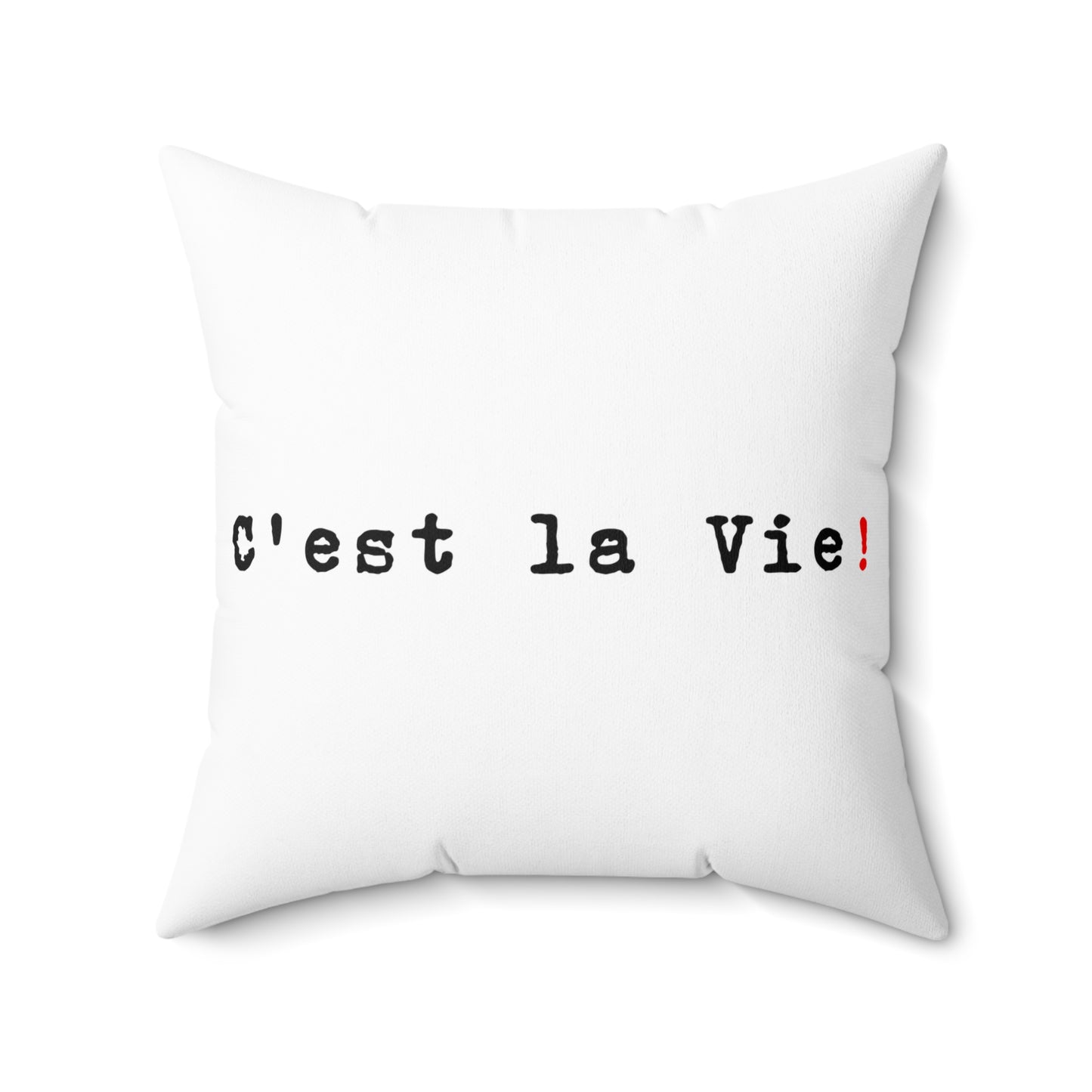 C'est la Vie!  So ist das Leben Kissen