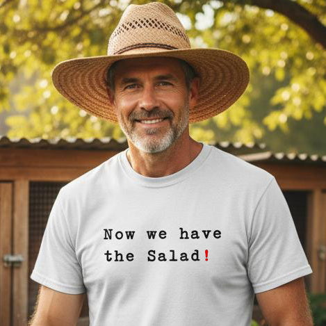 Now we have the salad!