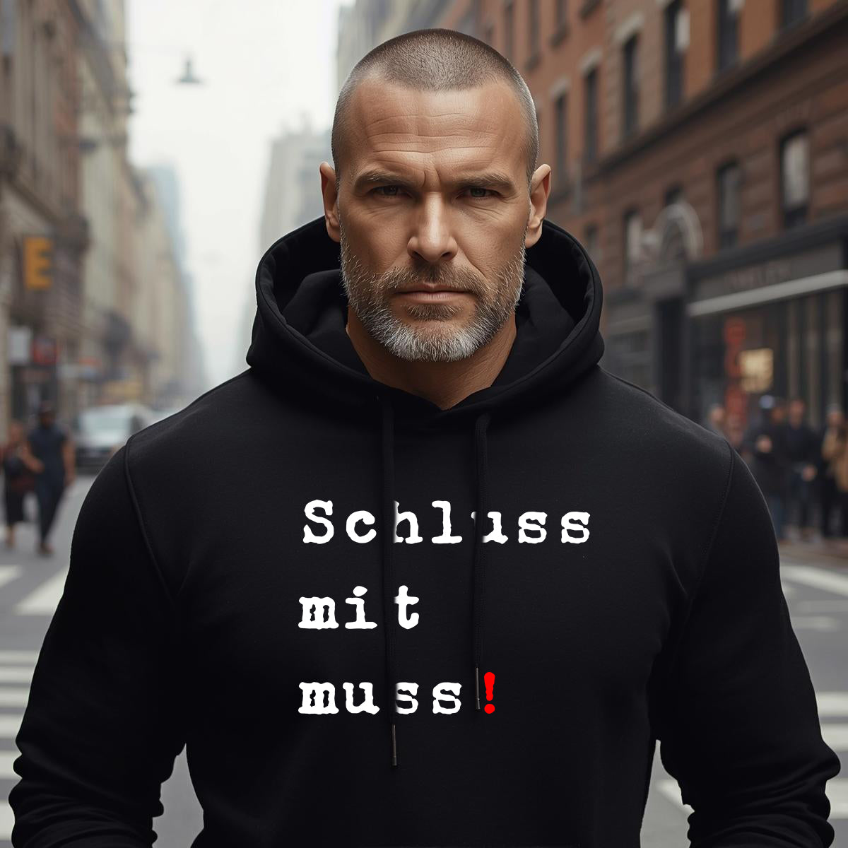 Schluss mit muss! - Klassischer Unisex Hoodie